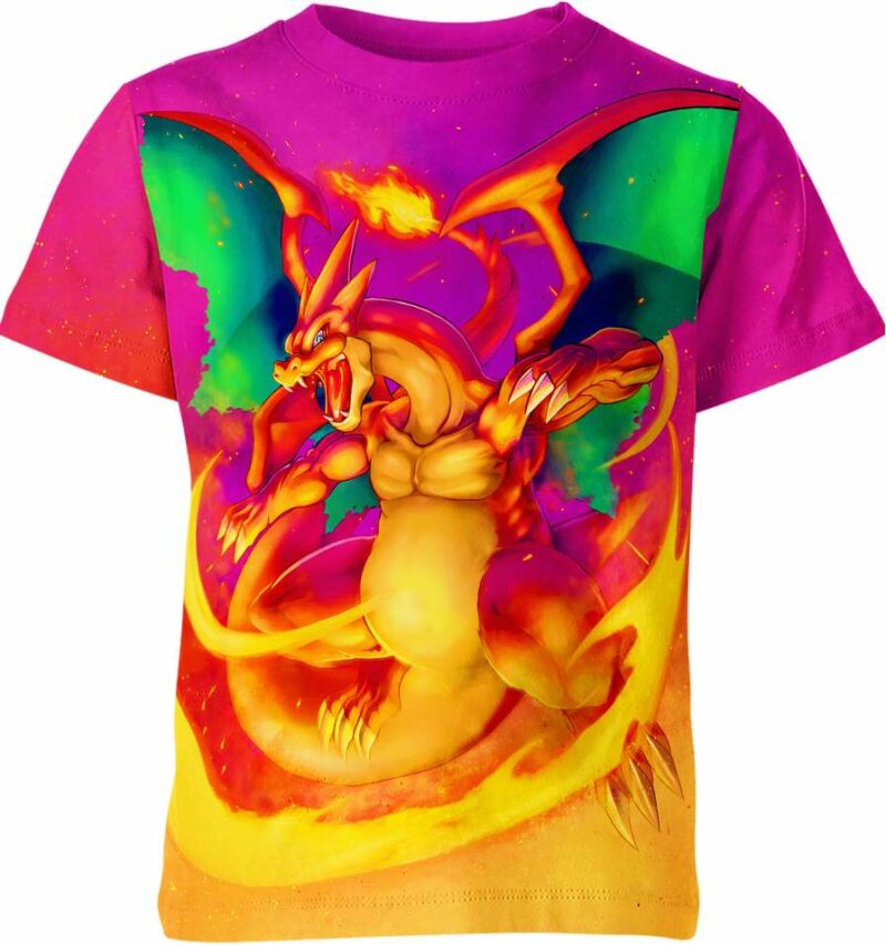 Mega Charizard all over print T-shirt