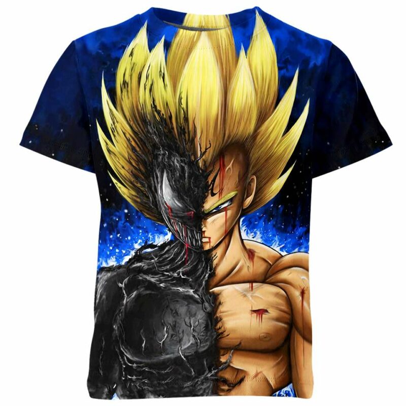 Venom X Vegeta From Dragon Ball Z Shirt