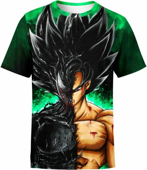 Venom X Son Goku From Dragon Ball Z Shirt