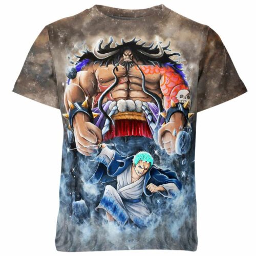 Zoro And Kaido From One Piece Shirt