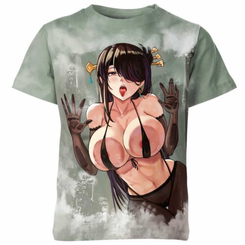 Ningguang Genshin Impact Ahegao Hentai Shirt