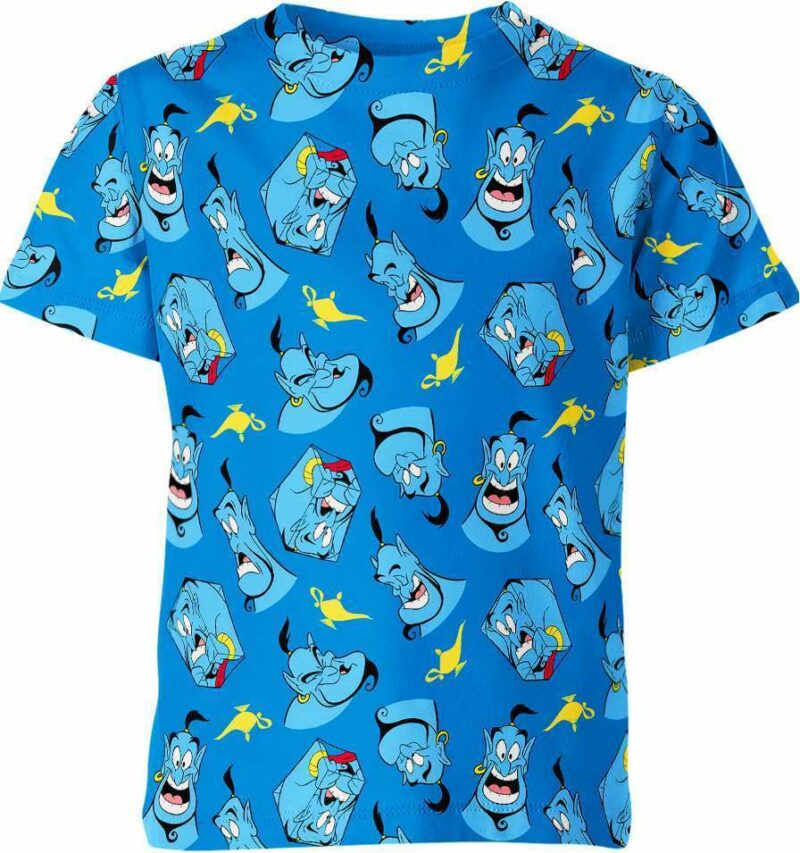 Genie Aladdin Disney all over print T-shirt