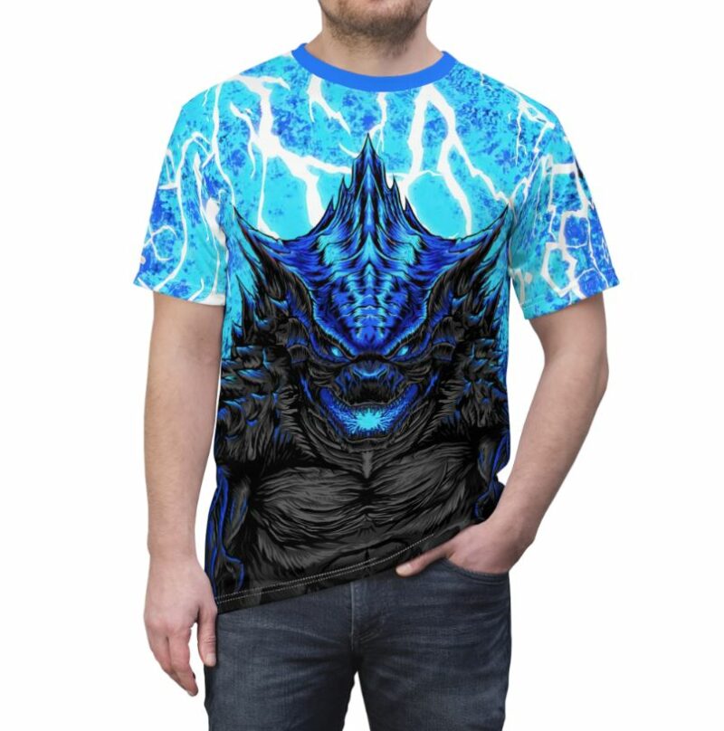 Blue Godzilla All over print T-shirt