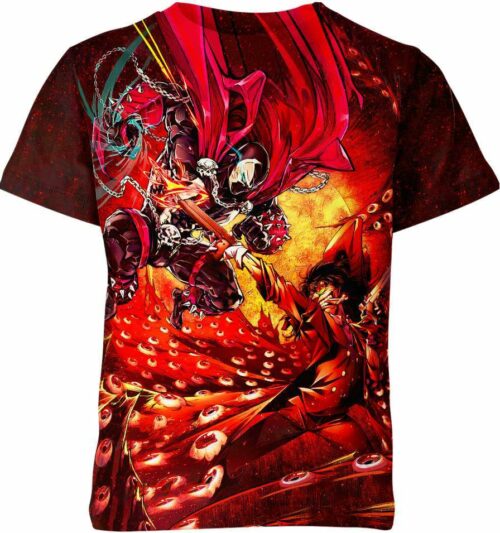 Spawn vs Alucard from Hellsing Shirt