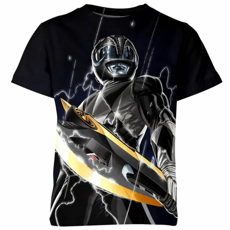 Black Ranger from Power Rangers Shirt