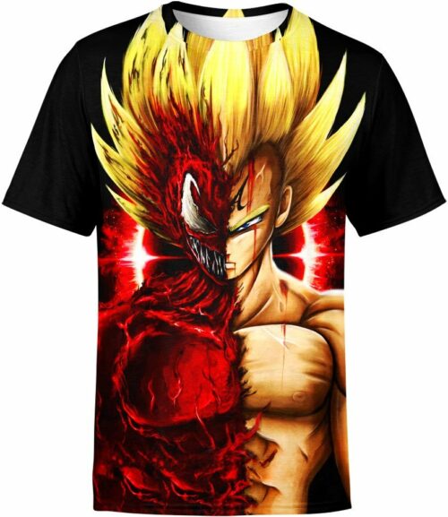 Carnage X Vegeta From Dragon Ball Z Shirt