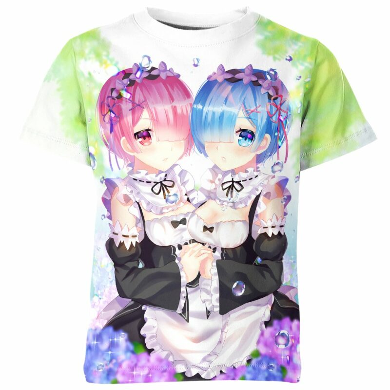 Rem And Ram From Re Zero Shirt