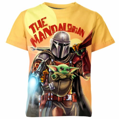 Yoda And Mandalorian From Star Wars Shirt