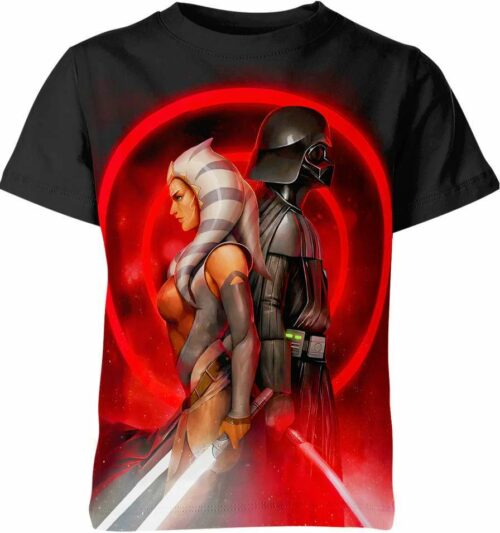 Ahsoka Tano And Darth Vader From Star Wars Shirt