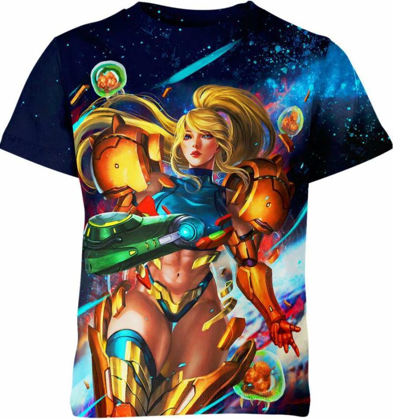 Samus Aran From Metroid Shirt