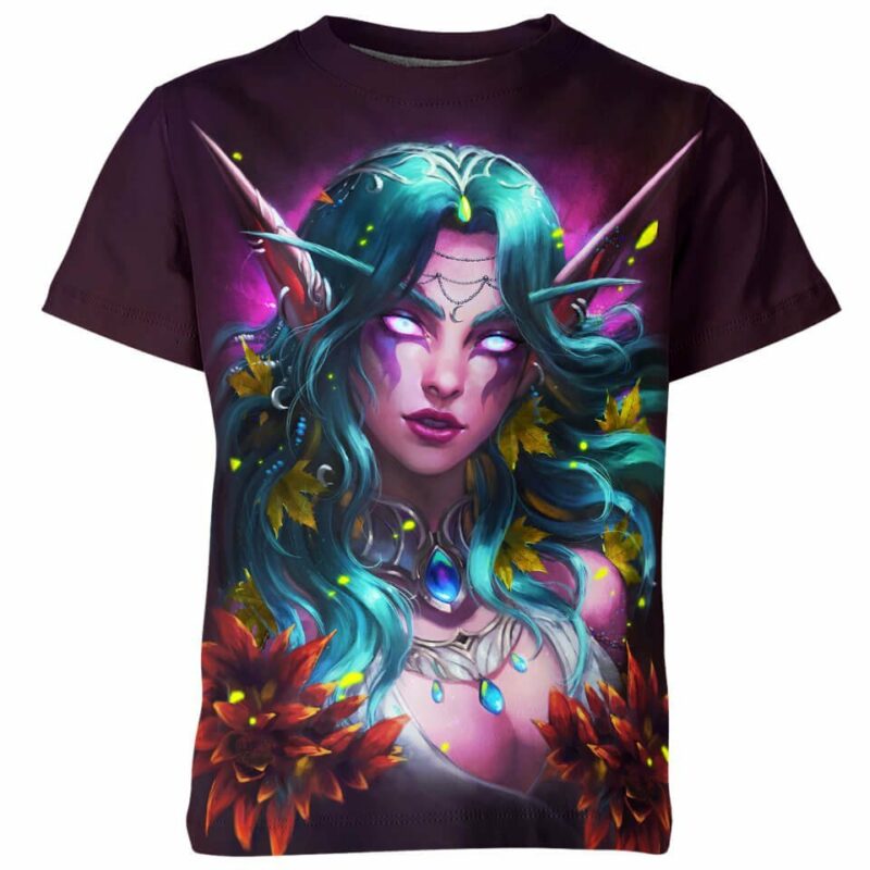 Tyrande Whisperwind From Dota World Of Warcraft Shirt