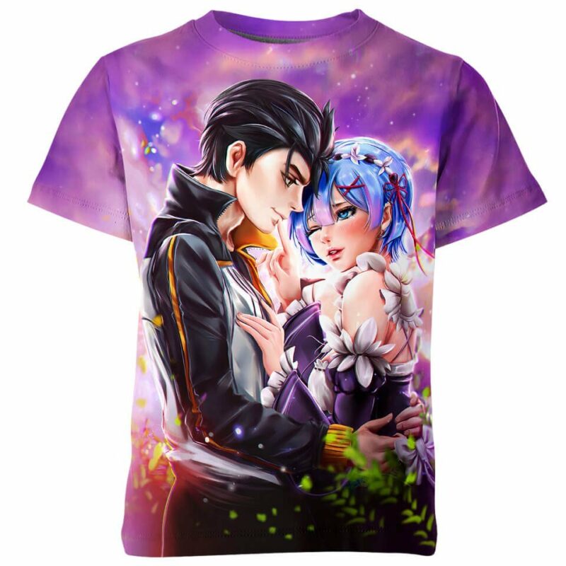 Subaru Natsuki And Rem From Re Zero Shirt