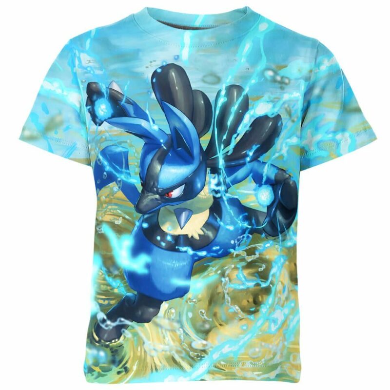 Lucario From Pokemon Shirt