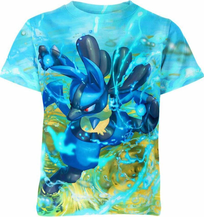 Lucario From Pokemon Shirt