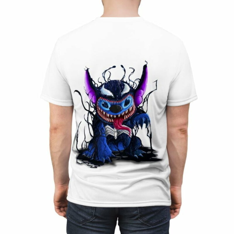 Symbiote Stitch all over print T-shirt