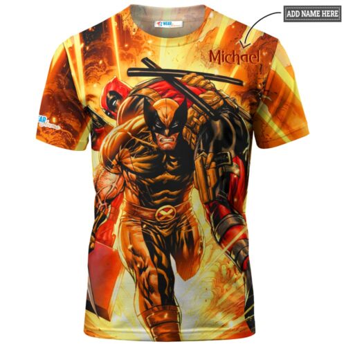 Wolverine vs Deadpool Marvel Shirt 1