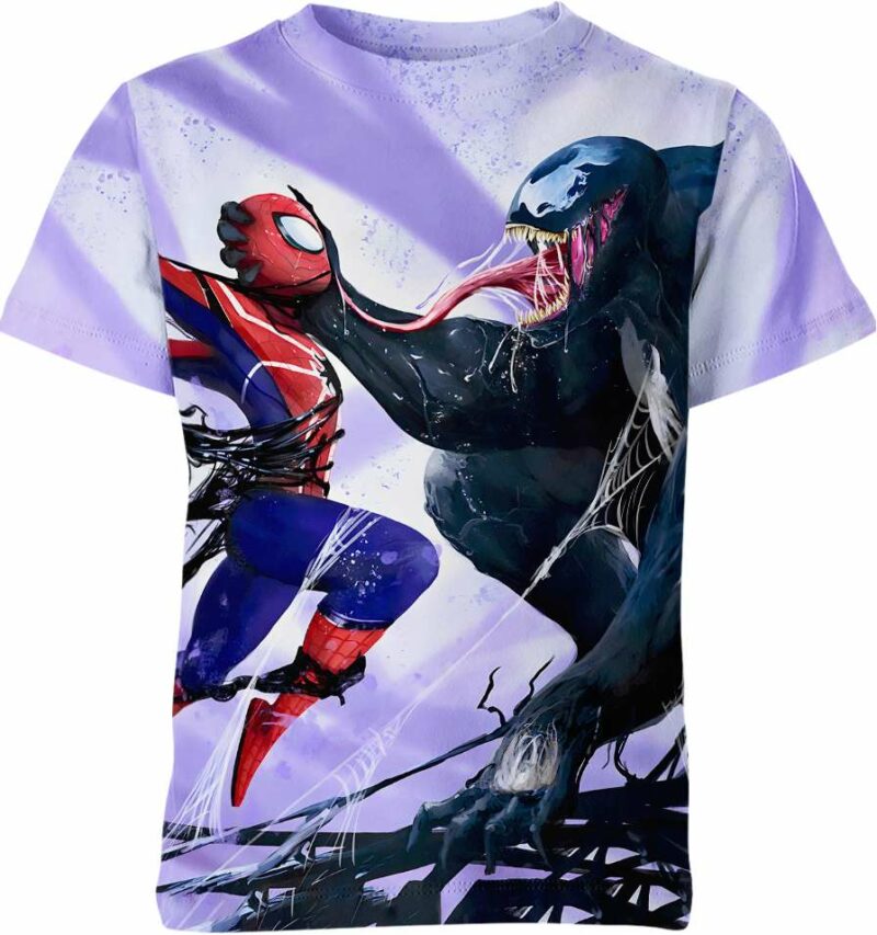 Spider Man Vs Venom Marvel Comics Shirt