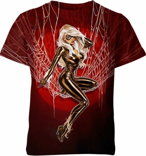 Black Cat Marvel Comics Shirt