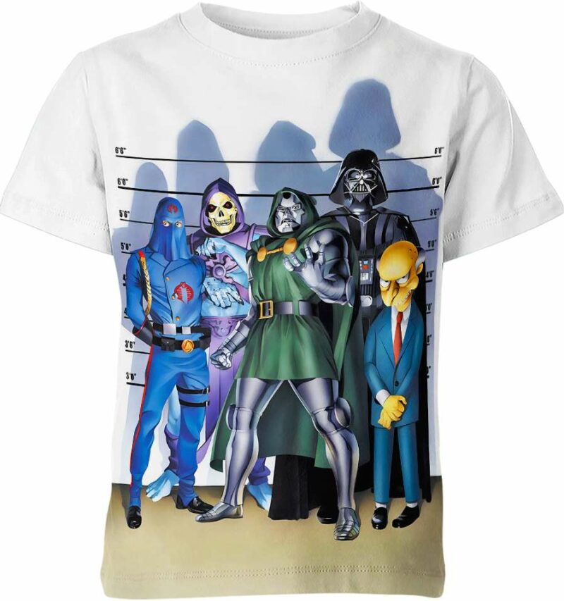 Super Villains Marvel Comics Shirt