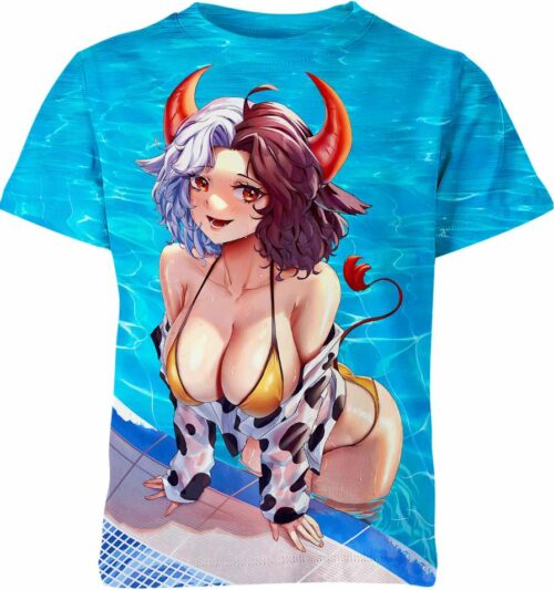 Ushizaki Urumi Touhou Hentai Ahegao Shirt