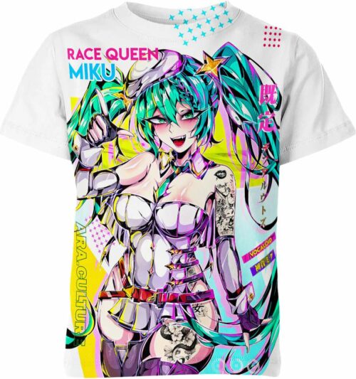 Hatsune Miku Racing Miku Vocaloid Shirt