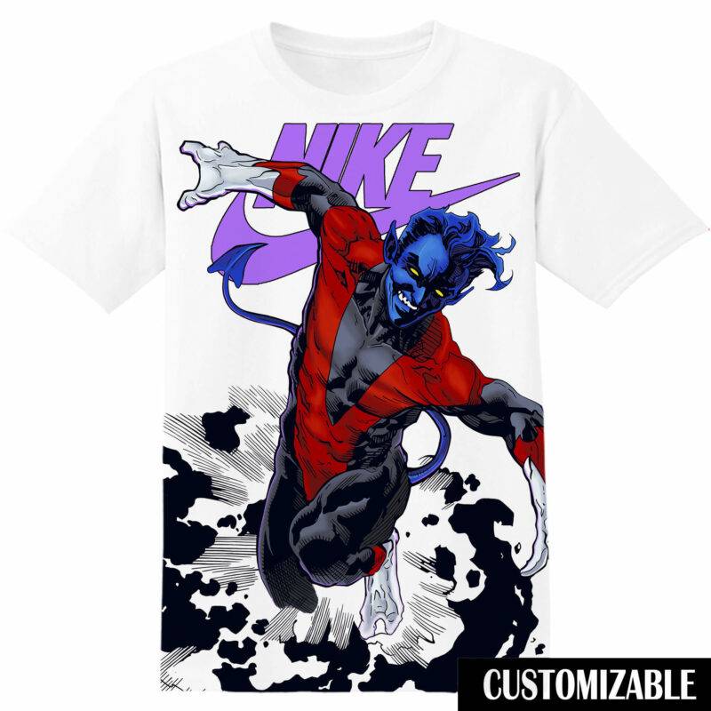 Customized Marvel Nightcrawler Tshirt Fan Adult And Kid Tshirt