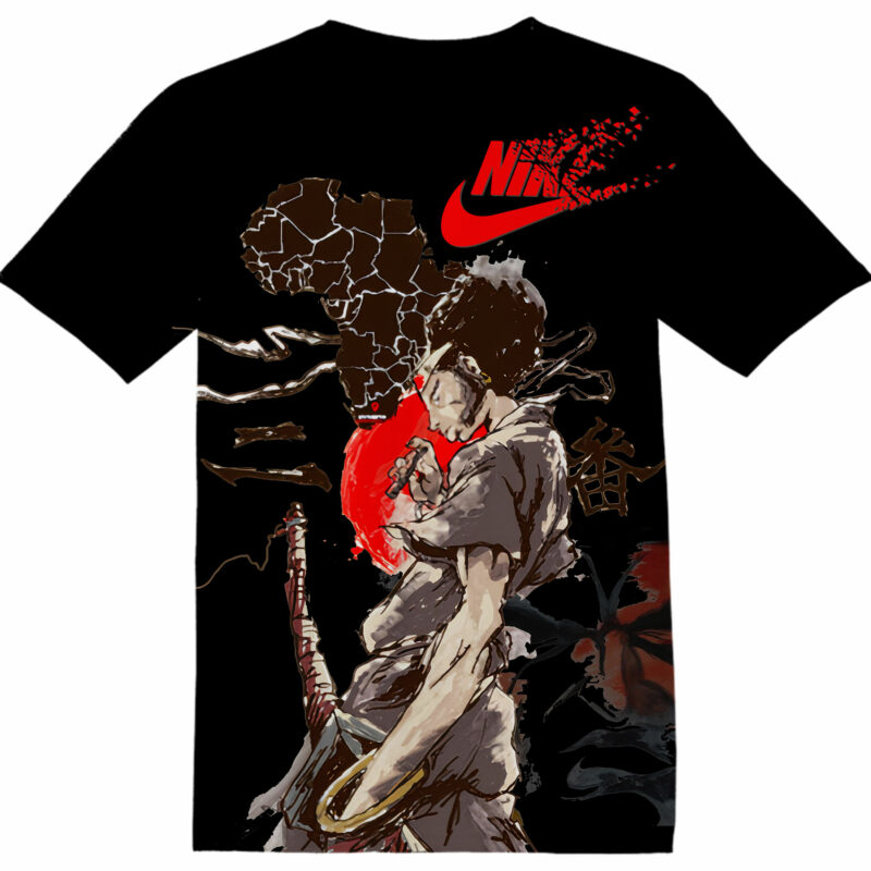 Customized Afro Samurai Manga Fan Adult And Kid Tshirt