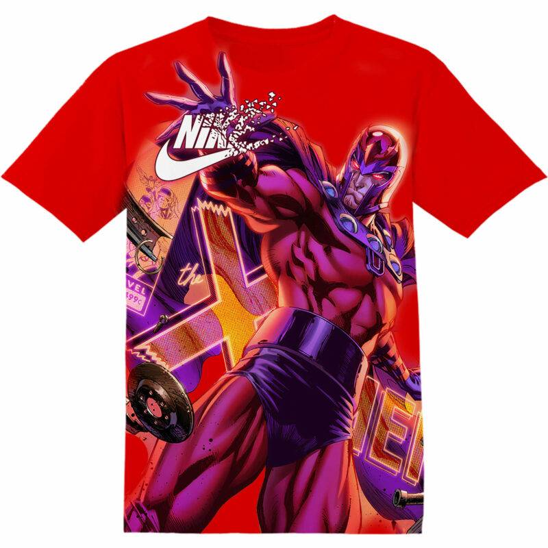 Customized Marvel Xmen Magneto Tshirt Fan Adult And Kid Tshirt