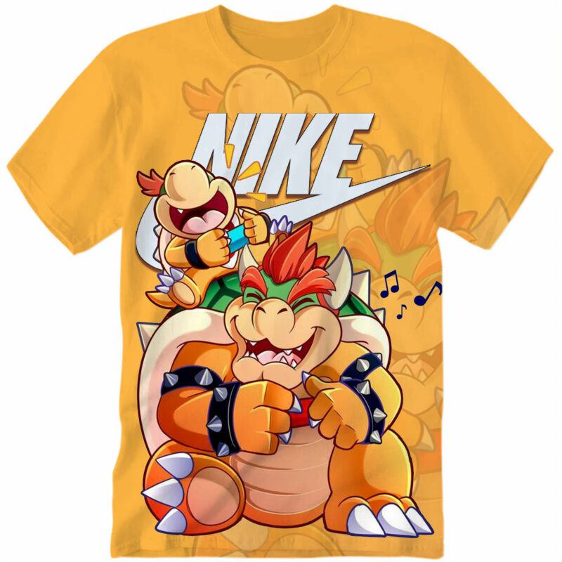 Customized Super Mario Bowser Jr Tshirt Adult And Kid Tshirt