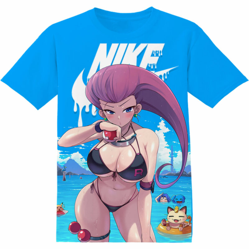 Customized Pokemon Jessie Kawaii Tshirt Fan Adult And Kid Tshirt