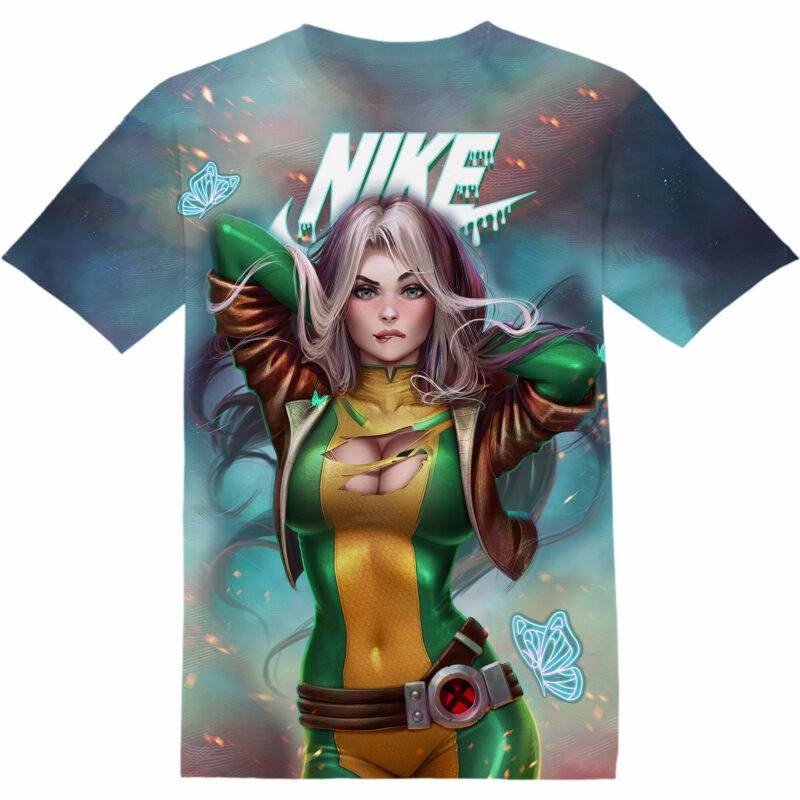 Customized Marvel Xmen Rogue Kawaii Tshirt Fan Adult And Kid Tshirt