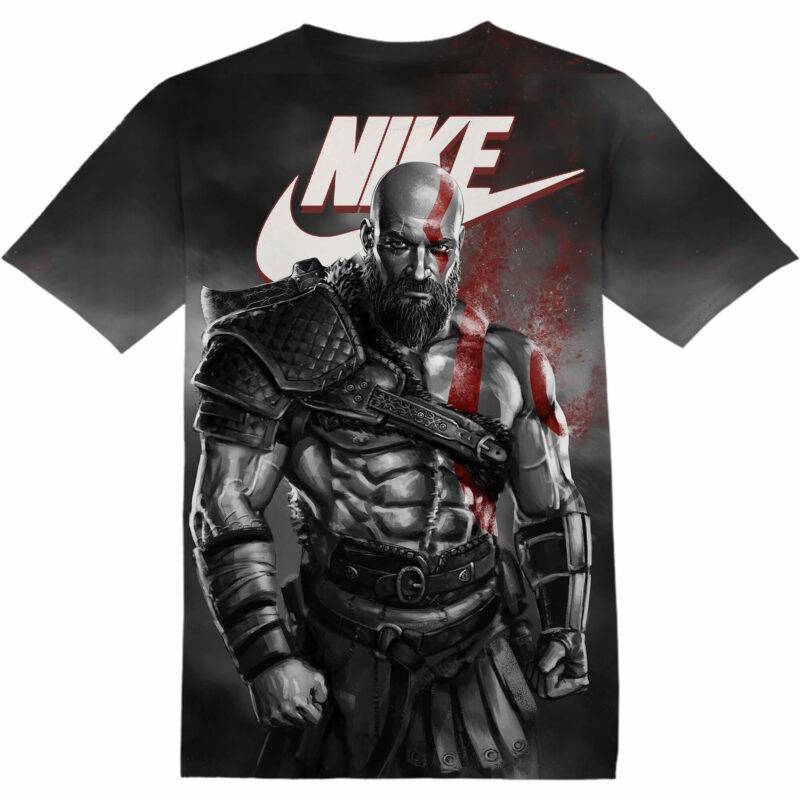 Customized Gaming Kratos God of War Tshirt Adult And Kid Tshirt