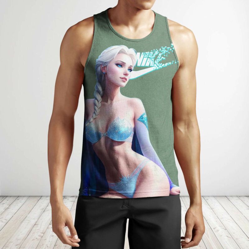 Customized Frozen Elsa Kawaii Tshirt Adult And Kid Tshirt