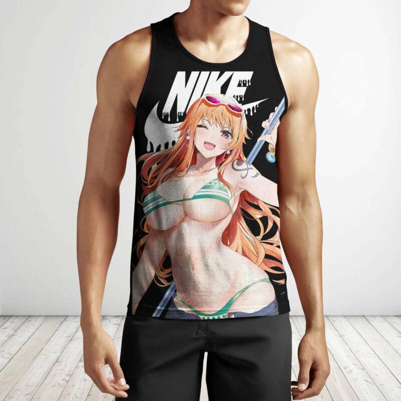 Customized Anime One Piece Nami Kawaii Sexy Tshirt Adult And Kid Tshirt