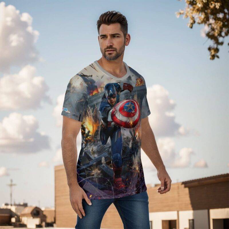 Captain America Marvel Comics Shirt (2)