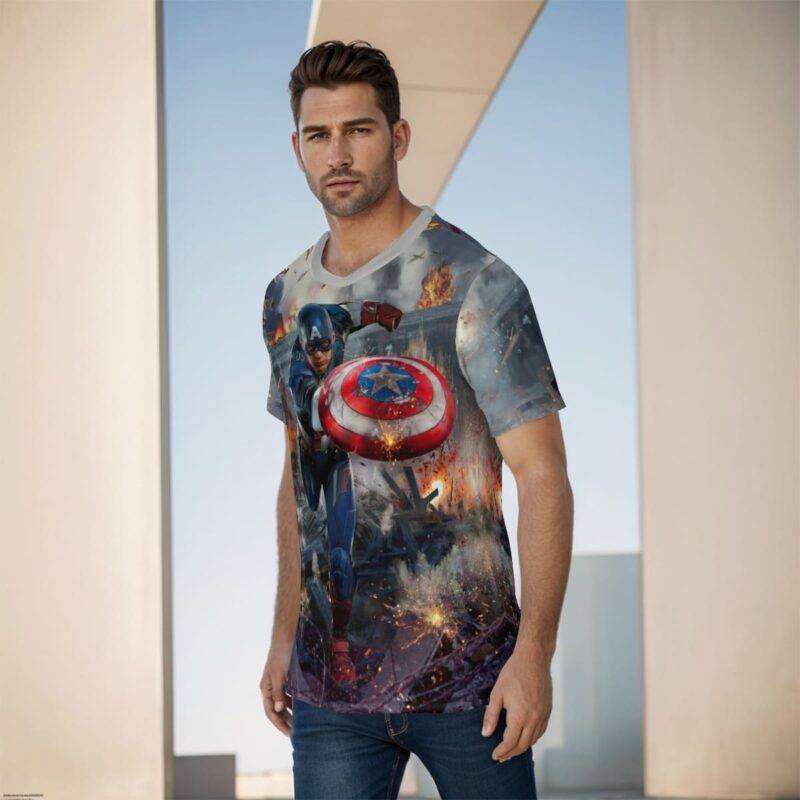 Captain America Marvel Comics Shirt (3)