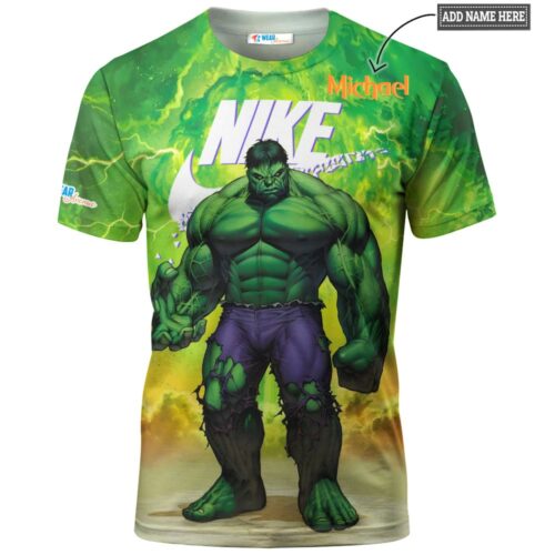 Customized Marvel Hulk Tshirt Fan Adult And Kid Tshirt (1)