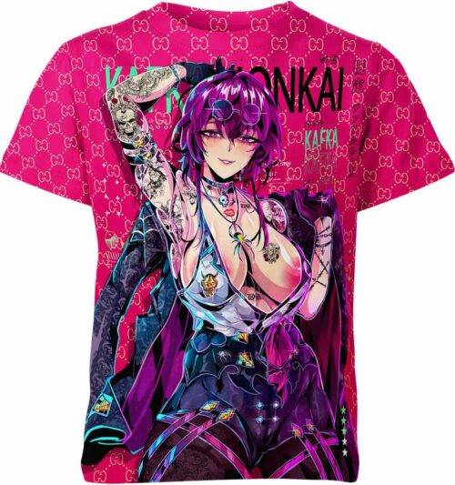 Kafka Honkai: Star Rail Ahegao Hentai Shirt