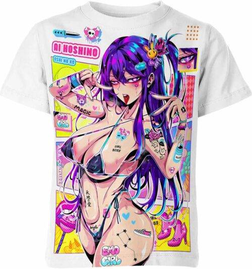 Ai Hoshino Oshi No Ko Ahegao Hentai Shirt