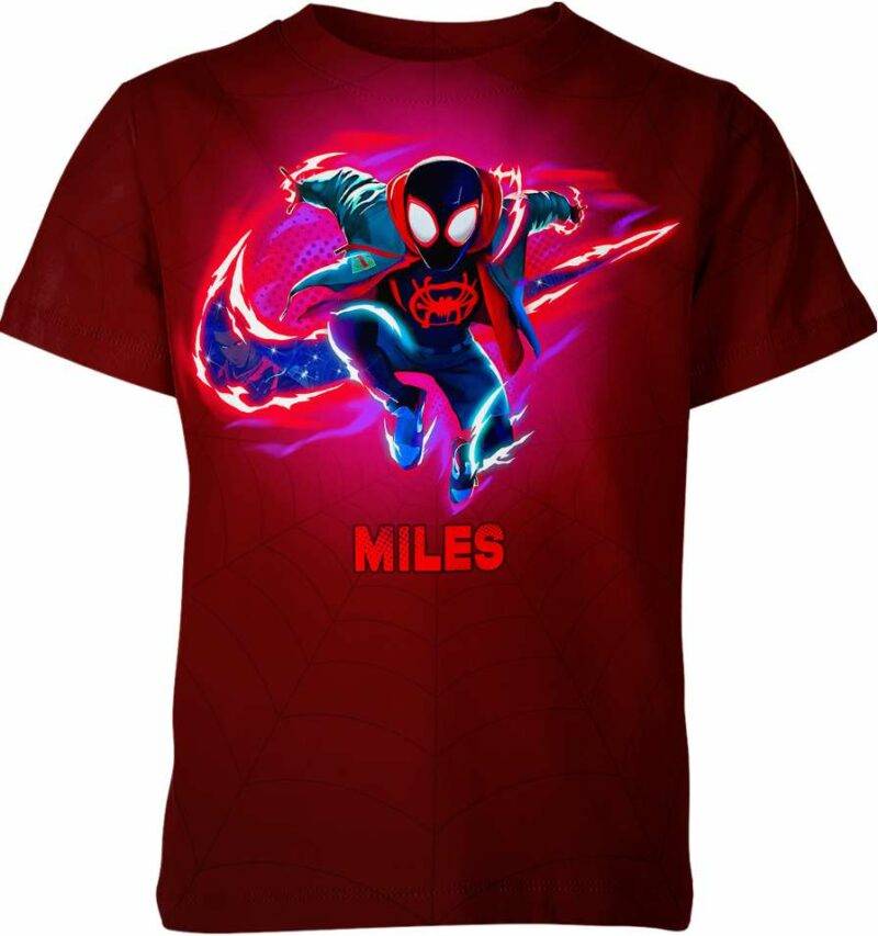 Miles Morales Nike In Spider-Man Universe Marvel Comics Shirt