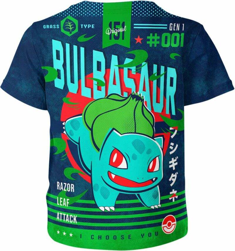 Bulbasaur Pokemon Shirt