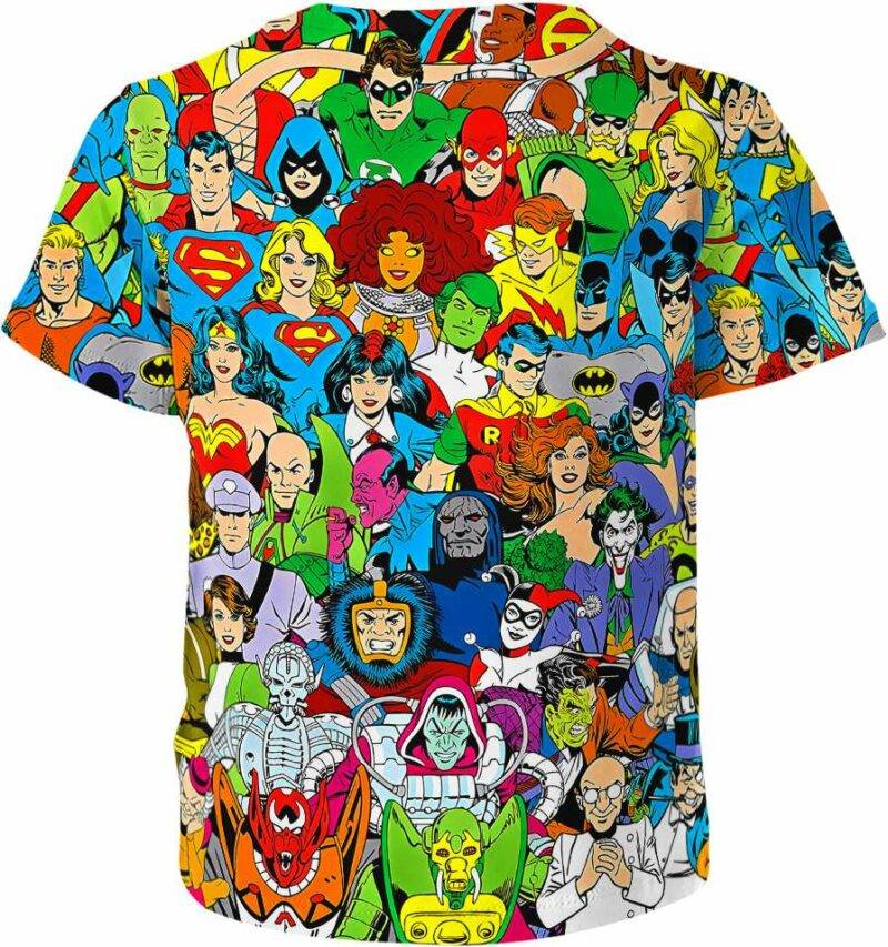 Retro Characters DC Comics Shirt