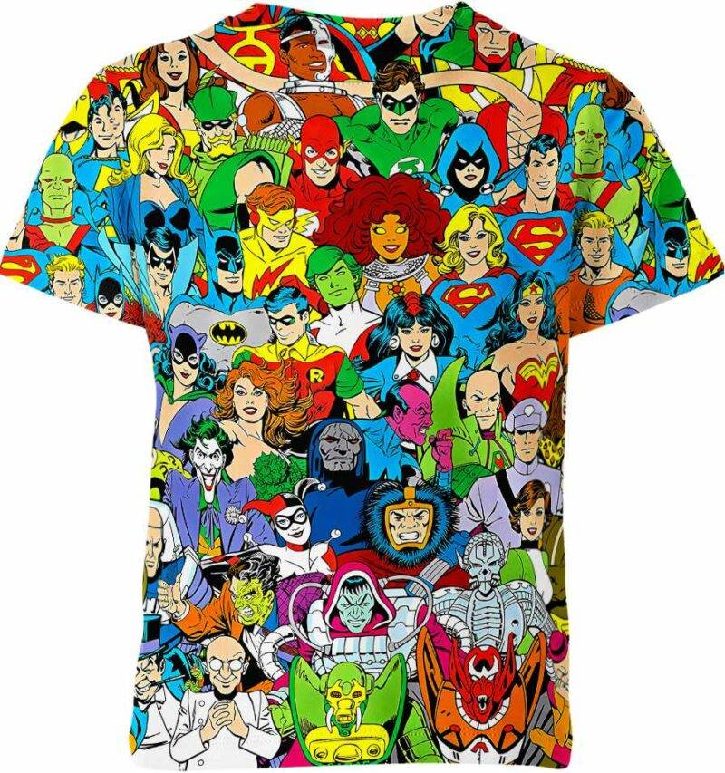 Retro Characters DC Comics Shirt