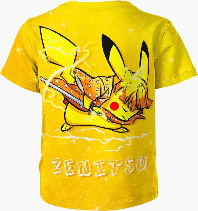 Zenitsu Agatsuma Pikachu Shirt