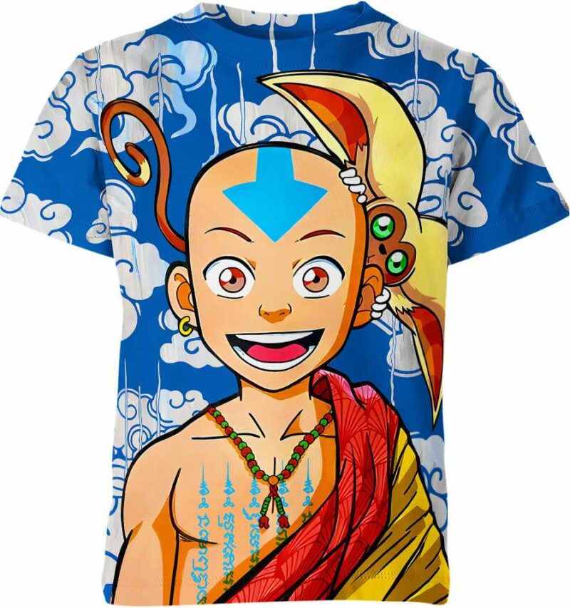 Aang Momo Avatar The Last Airbender Shirt