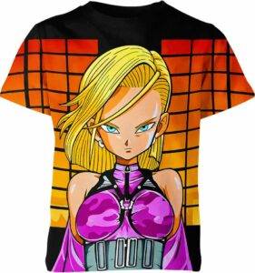 Android 18 Dragon Ball Z Shirt