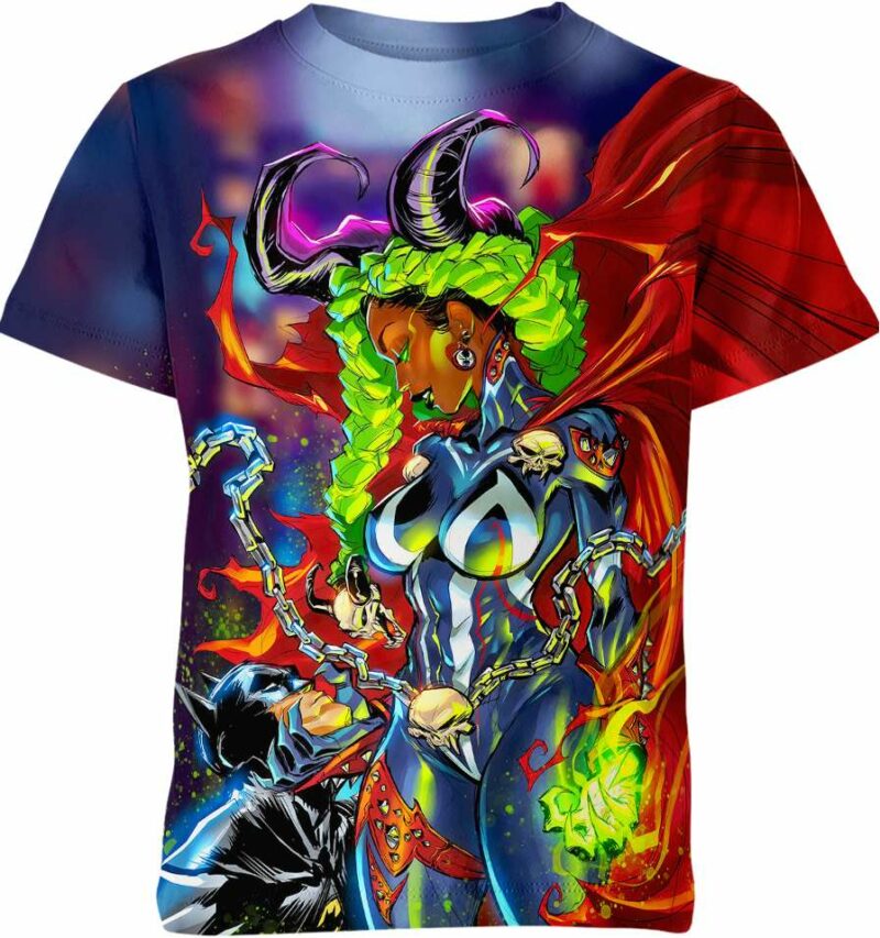 Black Woman Spawn Comics Shirt