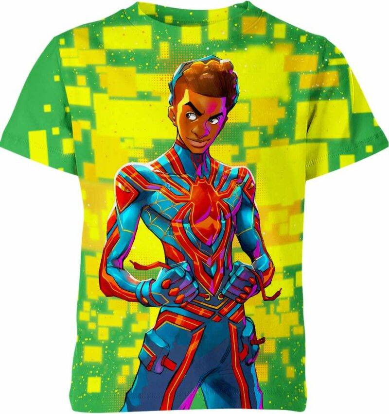 Miles Morales Spider-Man: Across The Spider-Verse Marvel Comics Shirt