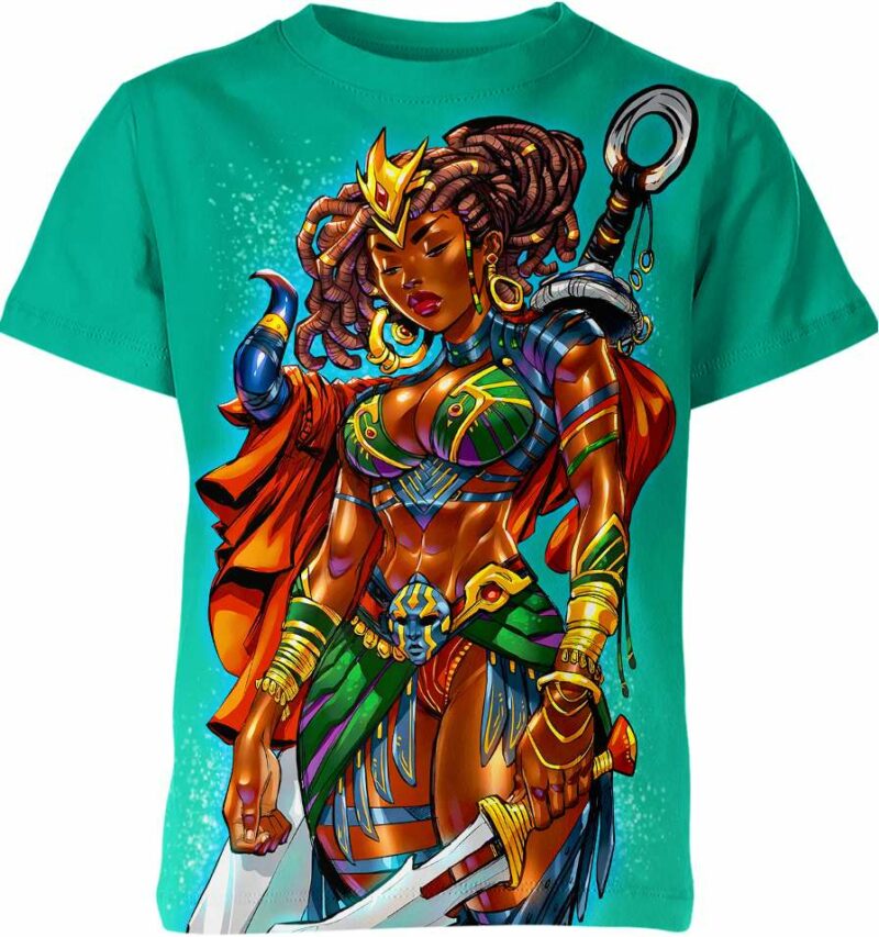 Black Wonder Woman Marvel Comics Shirt