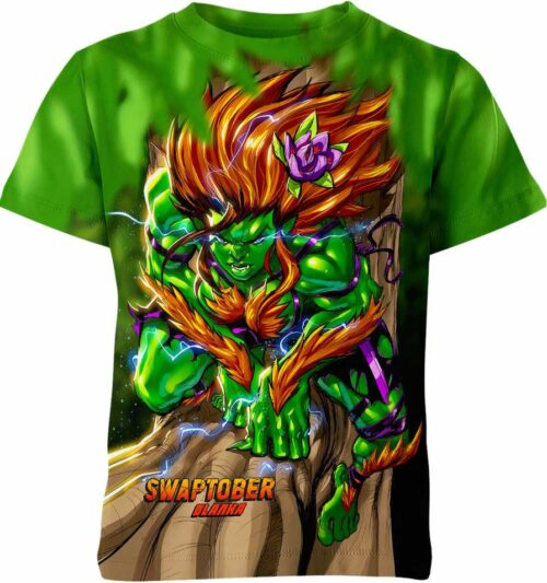 Female Blanka Street Fighter Shirt